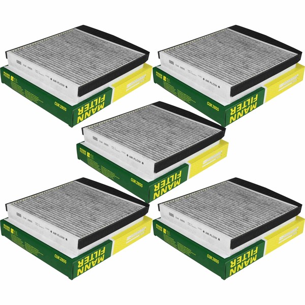 5X Mann-Filter Aktivkohlefilter Innenraumfilter CUK 2855-image