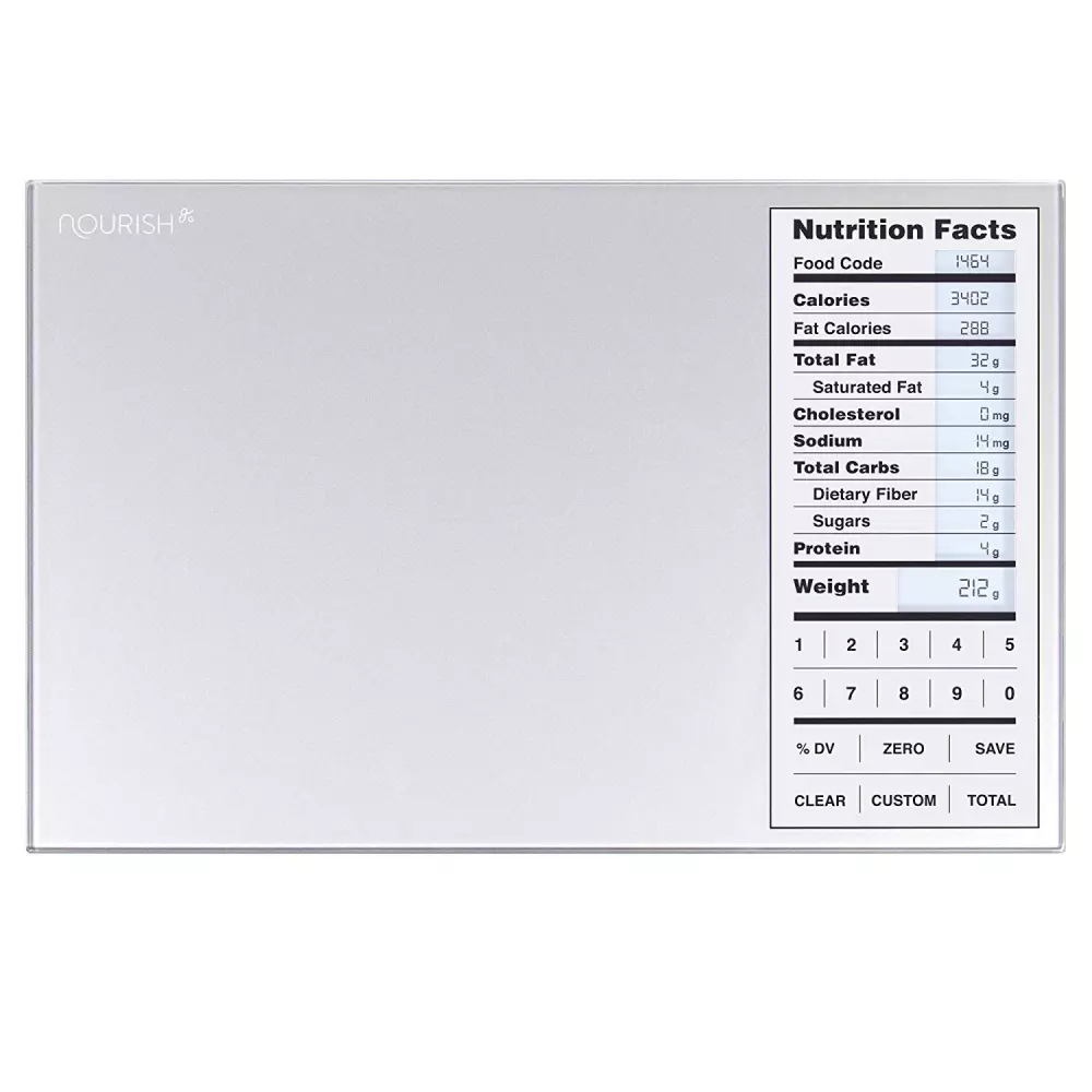 Greater Goods Nourish Digital Kitchen Food Scale and Portions