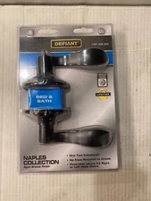 Defiant Naples Bed And Bath Door Knob Lever  Aged Bronze 1001 509 924 NEW Bx58