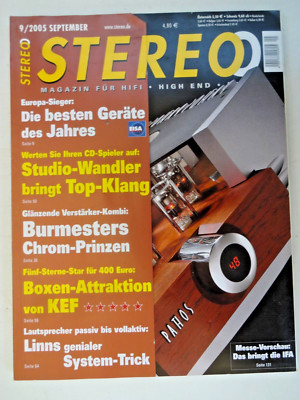 STEREO 9/05,PHILIPS WACS 700,BENCHMARK DAC 1,ACOUSTIC SOLID MASHINE,LUXMAN L 58A