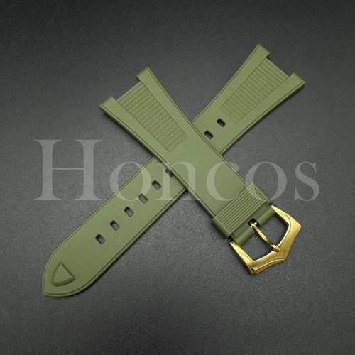 Correa de reloj de goma 25 X 18 mm + hebilla para Patek Philippe Nautilus GN - Imagen 3 de 20