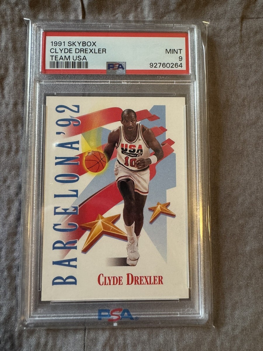 1991 SKYBOX TEAM USA SET PSA 9 IMPOSSIBLE DREXLER SEND AWAY