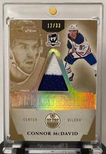 2018-19 Upper Deck The Cup CONNOR MCDAVID Trilaterals 12/33 TWO COLOUR EDMONTON
