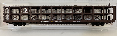 Micro Trains 89  Tri-Level Open Auto Rack Erie Lackawanna Trailer KTTX 901010