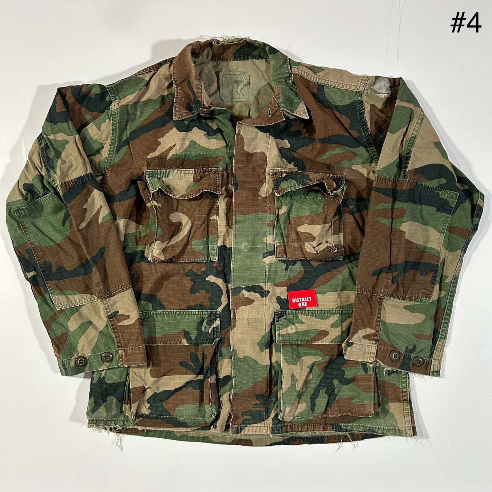 Винтажная куртка в стиле милитари The Life of Pablo TLOP Kanye West Tour Merch