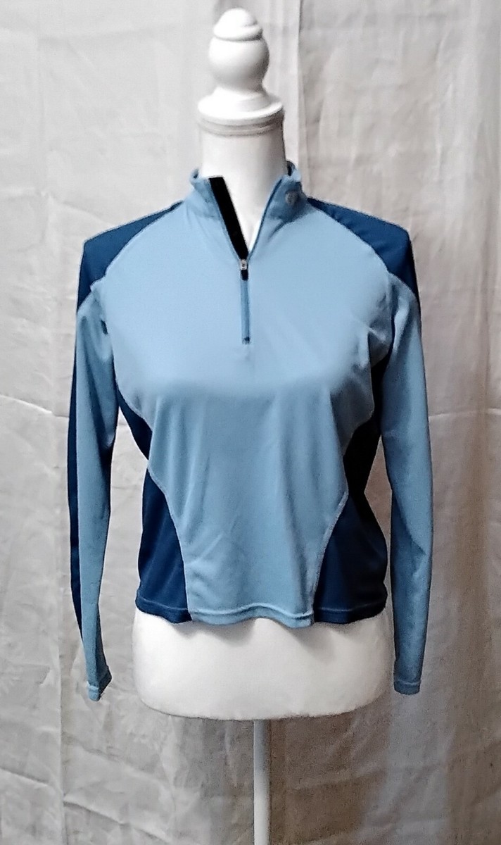 Pearl iZUMi Light Blue Zip Great Shape Woman's Small INV