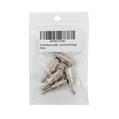 5PC/Bag NIBP Air Hose Aadpt Cuff Connector BP12 BP15 Airway Metal Joints A4/A6 - Picture 7 of 8