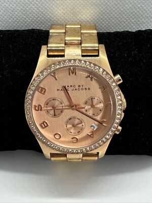 Marc Jacobs Henry MBM3118 Womens Stainless Steel Analog Dial Quartz Watch JNA708