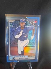 2024 Bowman Chrome 1st Andres Arias BLUE REFRACTOR /150 #BCP-236 Blue Jays