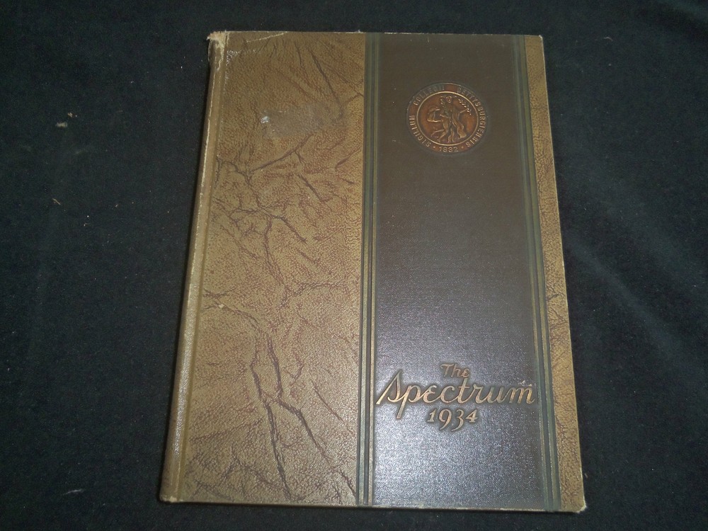 1934 THE SPECTRUM GETTYSBURG COLLEGE YEARBOOK - GETTYSBURG, PA - YB 2515