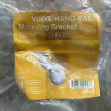 Barrette outdoor Living Mounting Bracket Set White  7308384 Vinyl Handrail