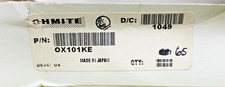 OHMITE OX101KE Ceramic Composition Resistors 1watt 100ohm 10% Surge