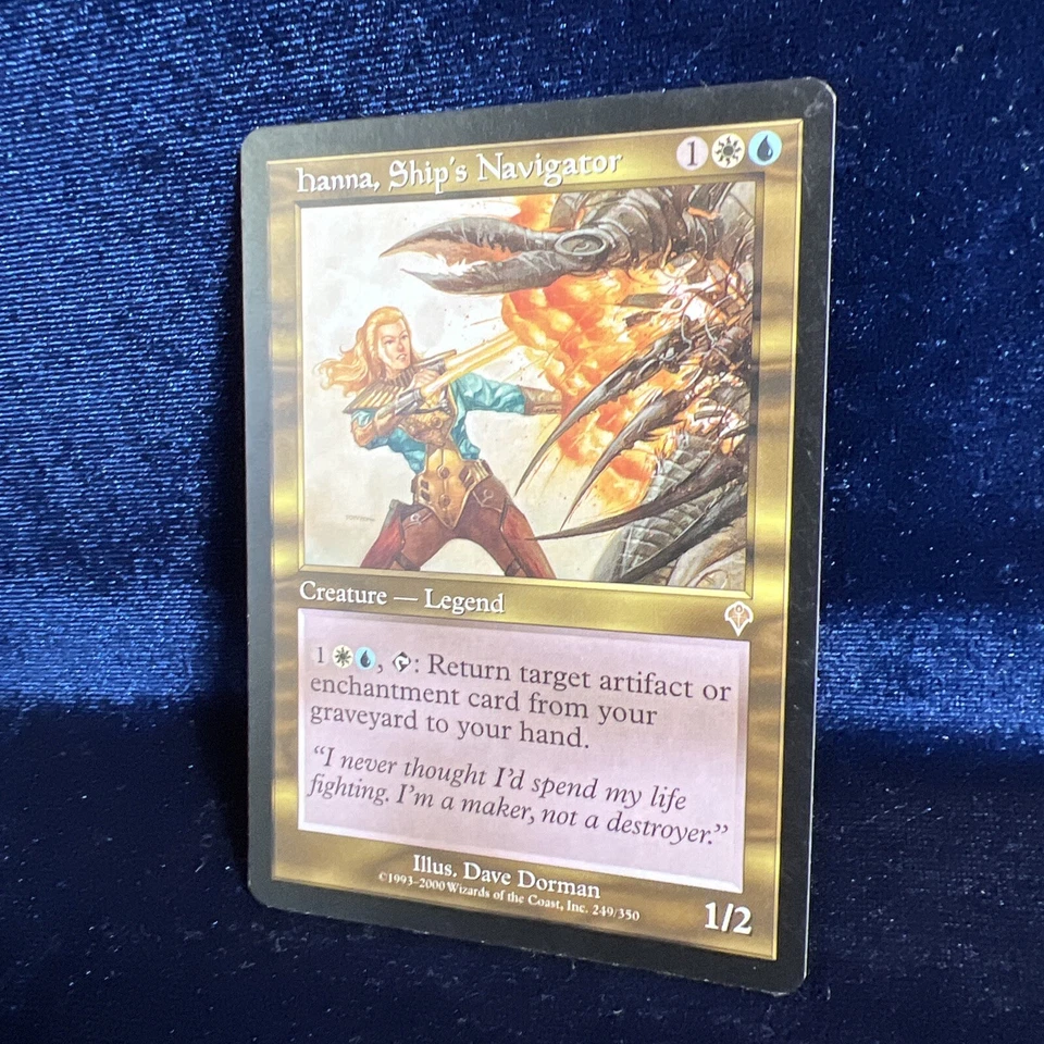 Hanna, Ship's Navigator Invasion Rare MTG Magic the Gathering Card 249/350 - Image 2 of 4