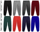 JOGGING BOTTOMS - Kids Warm Fleece Style Plain Joggers Bottom Pants 2 - 15 Years