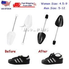 1 Pair Adjustable Shoe Support Shapers Plastic Keepers Stretcher Tree Men Women