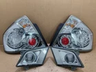 JDM Nissan Fuga Y50 Infiniti M35 M45 Zenki CHROME LED Reflector Taillight Lamps