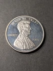 Vintage 1987 Lincoln Wheat Penny- 1 Troy Oz .999 Fine Silver Round