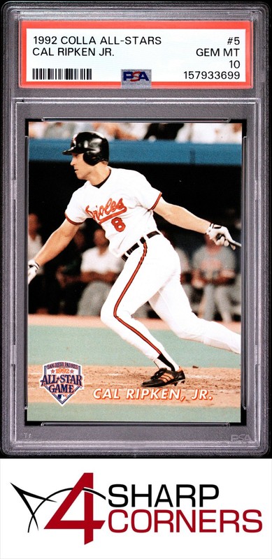 1992 BARRY COLLA ALL-STARS #5 CAL RIPKEN JR. HOF PSA 10