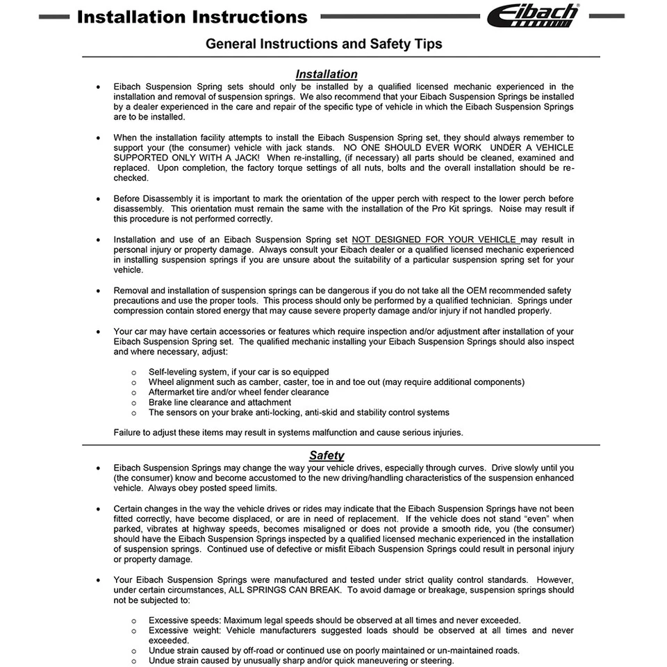 Kit de molas rebaixadoras dianteiras traseiras Eibach 1570.140 PRO-KIT para 2000-06 Audi TT 1.8L - Imagem 2 de 4