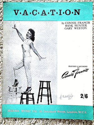 CONNIE FRANCIS: V.A.C.A.T.I.O.N HOLIDAY (NOTEN)