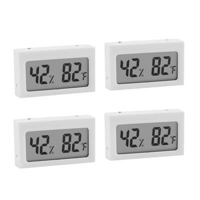 Monitor Digital Indoor Hygrometer with LCD Display Temperature Gauge Humidity...