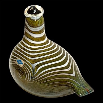 Ittala Vogel Glasvogel ALLI - EISENTE Oiva Toikka für Nuutajärvi  Design RAR!