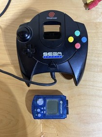 Sega Dreamcast Sports Edition Console Black w/ controller  VMU Cords TESTED