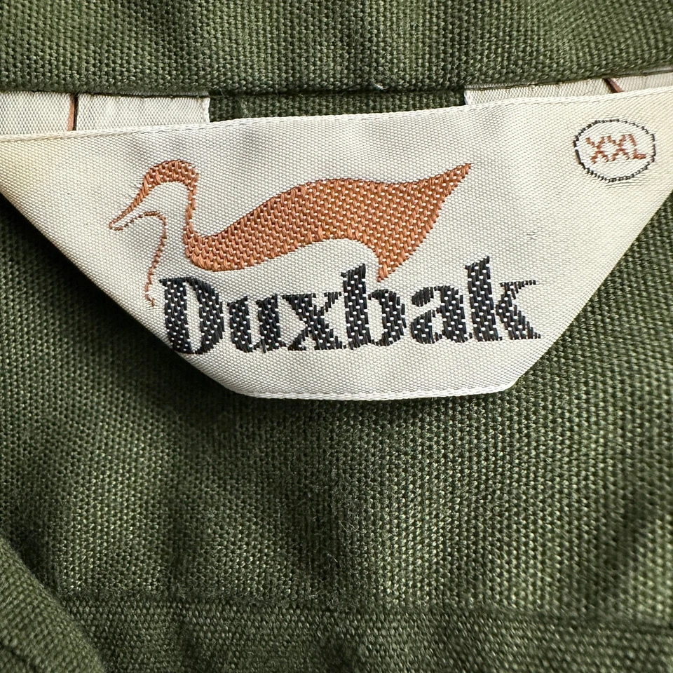 Duxbak Men Shirt Size XXL Outdoors Rugged Utility Nylon Sleeves Vintage Workwear - Image 3 of 4