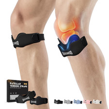 Patellar Tendon Support Strap 2 Pack,Silicone Knee Strap for Knee Pain Relief,Pa