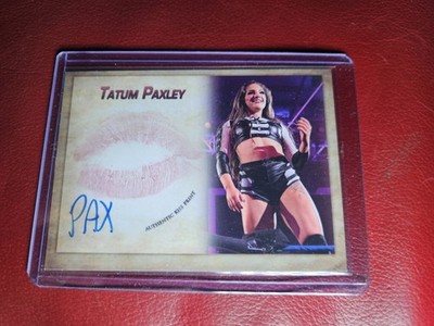 2023 Tatum Paxley Collectors Expo Signed & Kiss Auto Card WWE / NXT