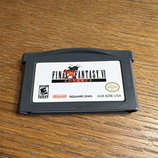 Final Fantasy VI Advance Nintendo Game Boy Advance, 2007, GBA Cartridge