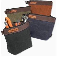 Waxed Canvas Tool Pouch 4 PCS Set, 10 Inch Tool Pouches with Zipper, BRAND NEW