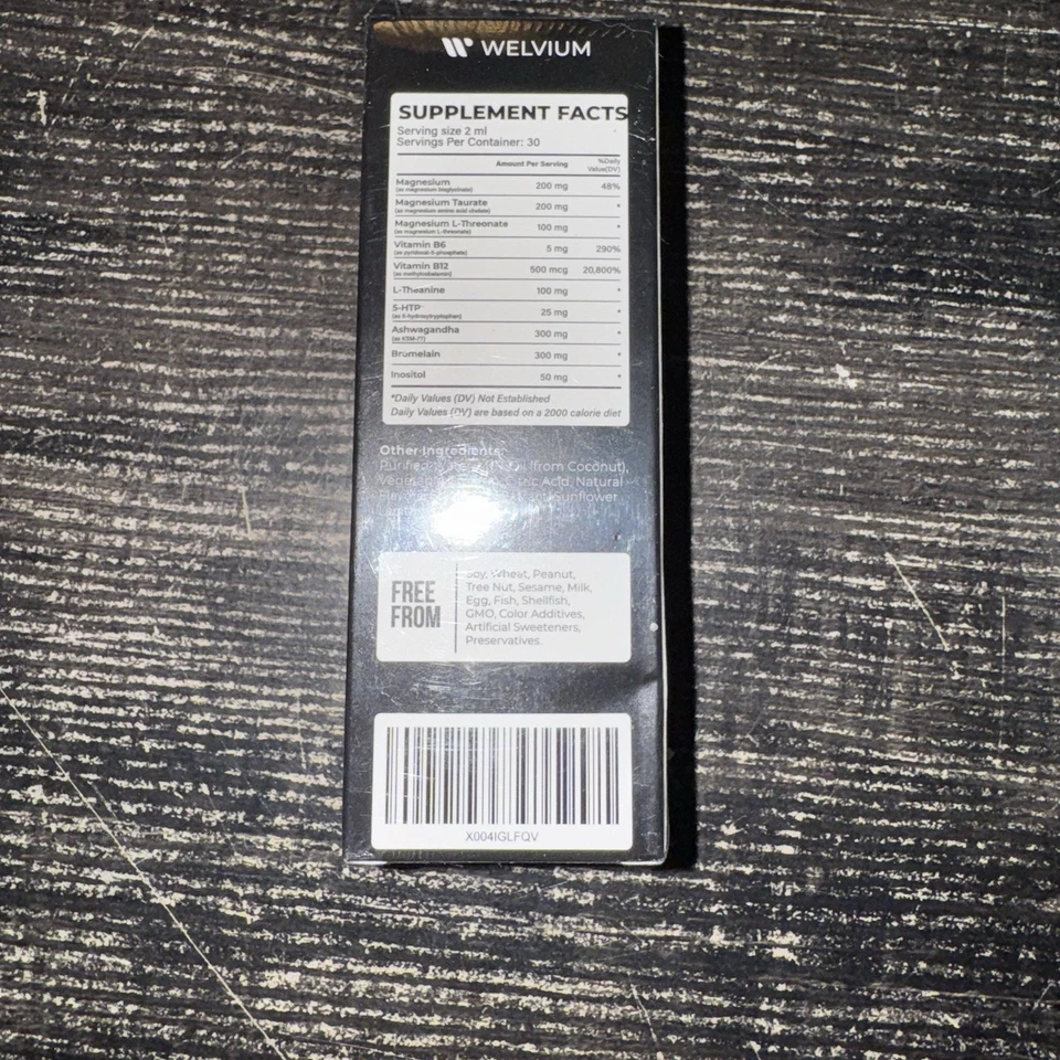 Suplemento Líquido Triple Magnesio - Glicinato de Magnesio, Taurato y L-Treonato Foto 4 de 4