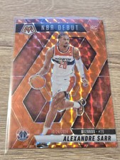 Alexandre Sarr 2024-25 Panini Mosaic - NBA Debut #254 Orange Prizm /249 (RC)