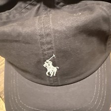 Polo Ralph Lauren Men's Cotton Chino Adjustable Ball Cap Charcoal Black White