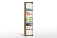 Holzschild Spruch 46X10 Cm Zuhause Ist Da Penner Schild