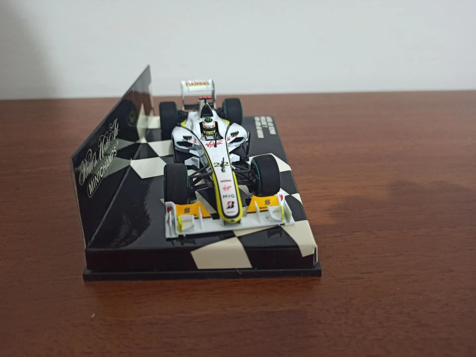 F1 Brawn Gp Bgp 001 J.Button Brazil Gp 2009 Minichamps 1/43 - Immagine 4 di 4