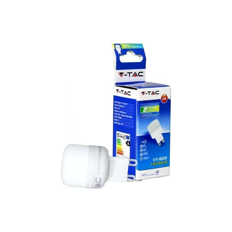 Leuci 492275.0101 Led spotlight 2w 230v g9 150lm4500k v-tac