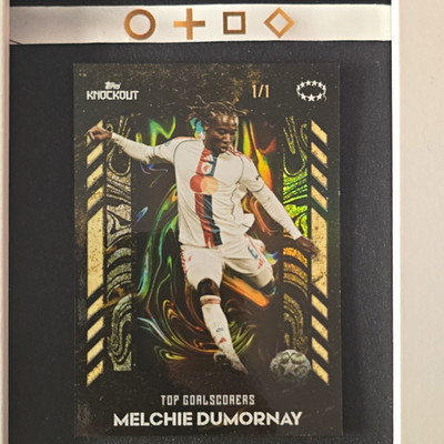 Topps Knockout UWCL 2025 Melchie Dumornay Top Goalscorers 1/1