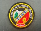 CHAMONIX MONT BLANC Embroidered Patch Patch 6cm Vintage France Rare