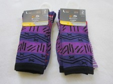 LOT OF 2 C9 BY CHAMPION YOUTH DUO DRY OUTDOOR SOCKS 2 PAIR SZ LARGE NIP