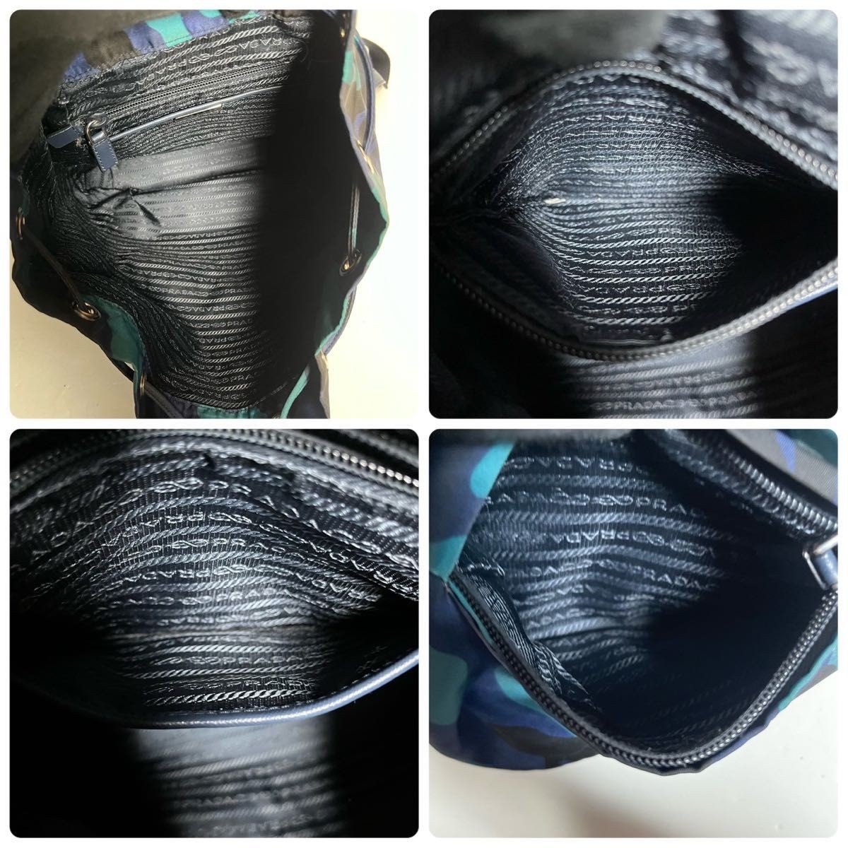 model excellent condition PRADA triangular logo c… - image 7