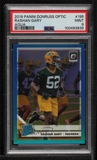 2019 Donruss Optic Rated Rookie Aqua Prizm /299 Rashan Gary #195 PSA 9 MINT 13c1