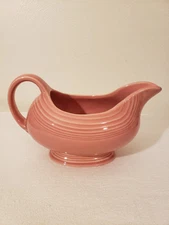 Fiesta Rose Pink Sauce Gravy Boat Homer Laughlin Company 1990s Fiestaware