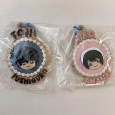 NEW Jujutsu Kaisen Toji Fushiguro & Riko Amanai Petit Break Rubber Keychain