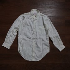Vintage Brooks Brothers Oxford Cloth Button Down Shirt 15-3 Slim Made In USA