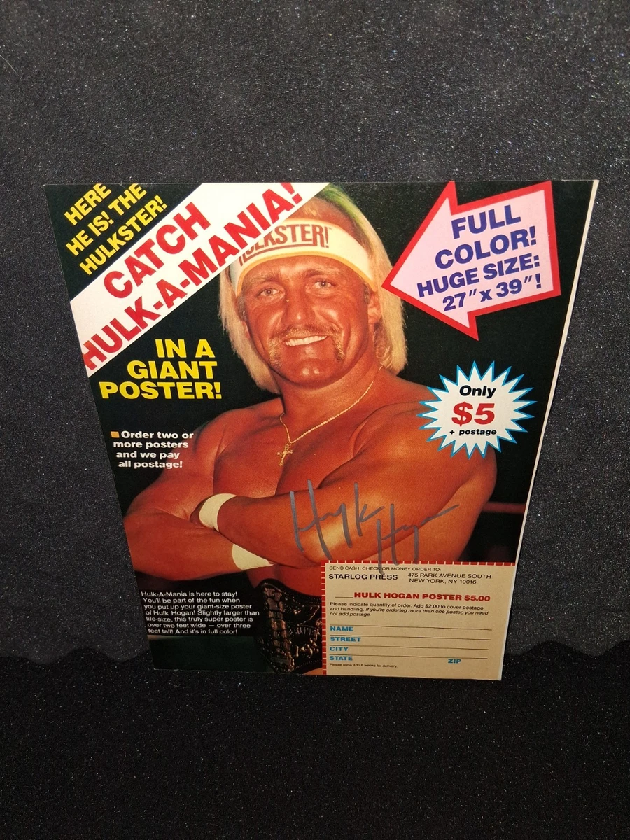 Hulk Hogan WCW Wrestling Original Autographed Items for sale | eBay