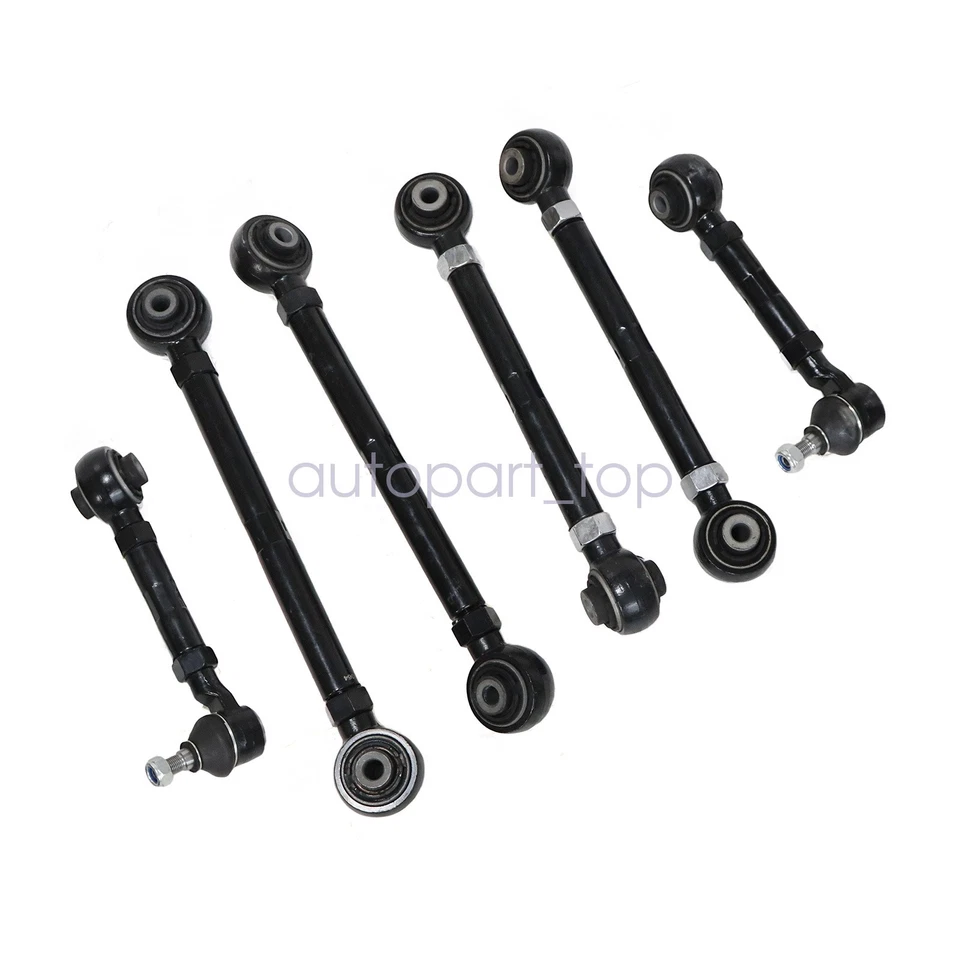 Brazos de inclinación de control superior + inferior trasero para Honda Accord 2003-2007 6 piezas EE. UU. Foto 2 de 4