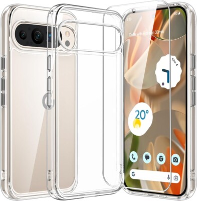 Clear Case für Google Pixel 9/9PRO/9PROXL ARMOUR Silikon Stoßfest Handyhülle