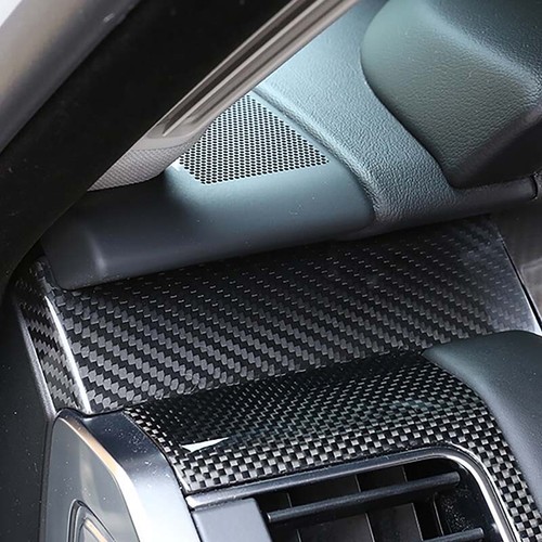 Cubierta de tablero de consola central de fibra de carbono para Range Rover Sport 2014-2018 - Imagen 7 de 8